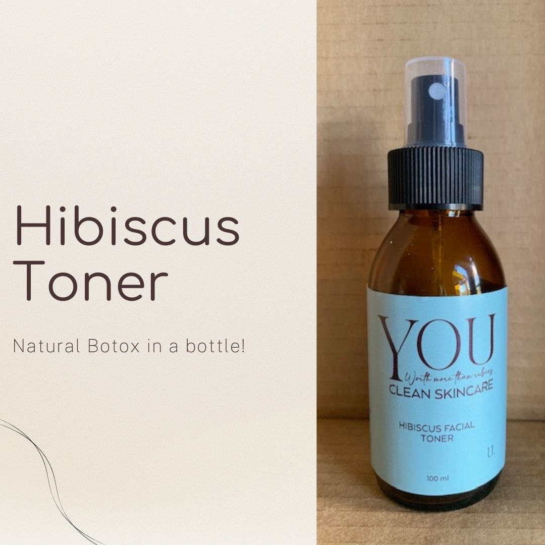 Hibiscus Toner Your natural Botox in a bottle! Missing piece in your skincare puzzle!